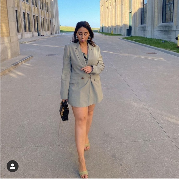 Top shop olive green blazer - Picture 2 of 3